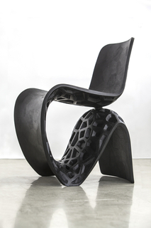 Chair, Voronoi Black