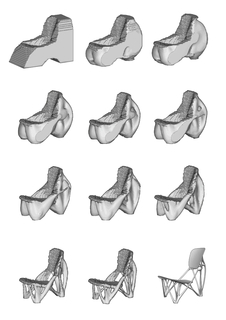 Sketch, Paper Bone Chair