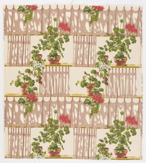Textile, Geraniums