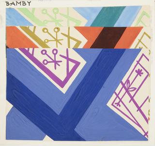 Drawing, Textile Design: Bambi