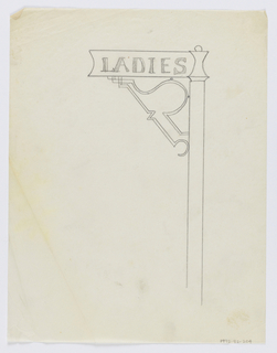 Drawing, Design for Signpost