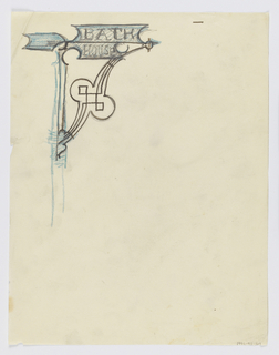 Drawing, Design for Signpost
