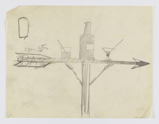 Drawing, Design for Signpost