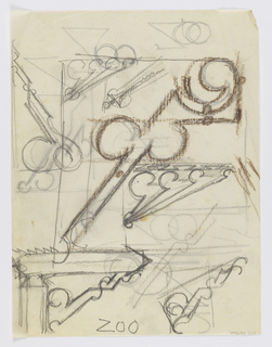 Drawing, Designs for Brackets