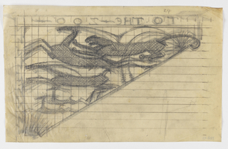 Drawing, Design for Signpost, Zoo