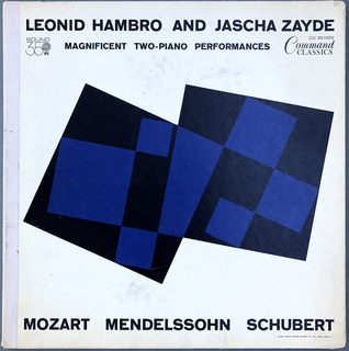 Album Cover, Magnificent Two-Piano Performances: Mozart, Mendelssohn, Schubert