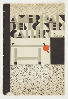 Catalogue, American Designers' Gallery