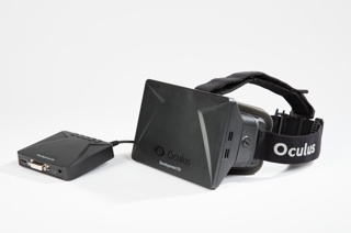 Oculus Rift Headset, Control Box, And Carrying Case