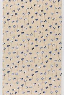 Textile, Gentle Poppies