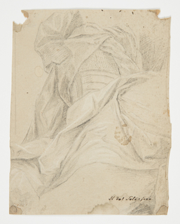 Drawing, Study of Drapery
