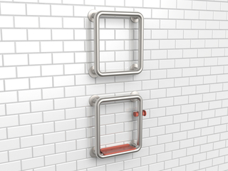 Prototype, Shower Trellis Grab Bar with Shelf, Sprayer Holder, and Hook