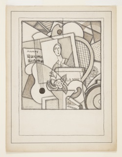 Drawing, Design for Saks Fifth Avenue Advertising Brochure