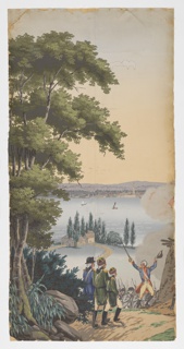 Scenic Panel, Scenic Panel from 'La Guerre de I'indépendance Américaine'