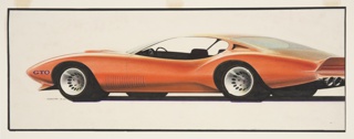 Drawing, Pontiac GTO Concept