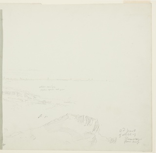 Drawing, View of Damascus from the Wadi Barada, Syria, Part Two
