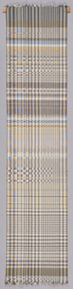 Textile, Blue + Gold, Full Warp