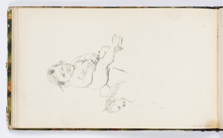 Sketchbook Folio, Sketchbook Page: Seated Baby