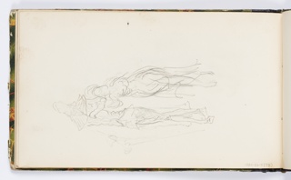 Sketchbook Folio, Sketchbook Page: Two Figures