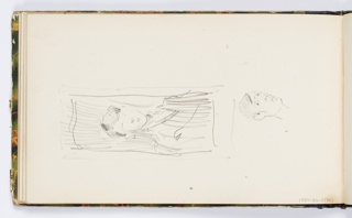 Sketchbook Folio, Sketchbook Page: Two Portraits