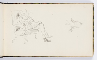 Sketchbook Folio, Sketchbook Page: Seated Figure
