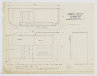 Drawing, Design for Radio and Phonograph Cabinet