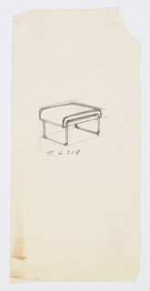 Drawing, Stool