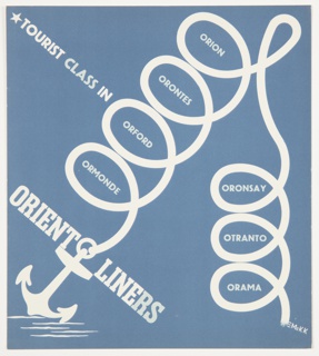Flyer, Tourist Class in Orient Liners