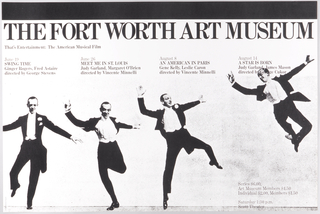 Poster, Fort Worth Art Museum, That's Entertainment:  The American Musical Film