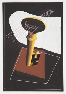 Drawing, Study of an Abstract Composition with a Key