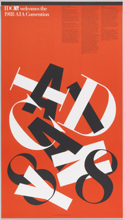 Poster, IDCNY Welcomes the 1988 AIA Convention