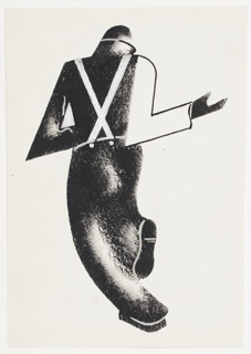 Drawing, Study for a Motif, "For Pull Use Summer Shell"