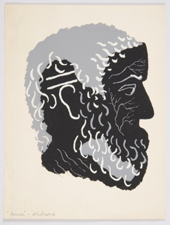 Print, Illustration for On The Iliad