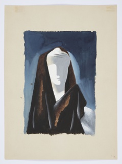 Drawing, Study for The Complete Poems and Stories of Edgar Allan Poe