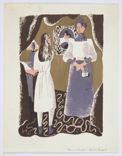 Print, Illustration for Elsie and the Child