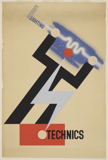 Drawing, Design for "Modern Lighting Technics"