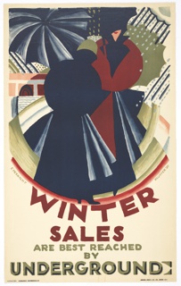 Poster, Winter Sales Are Best Reached by Underground