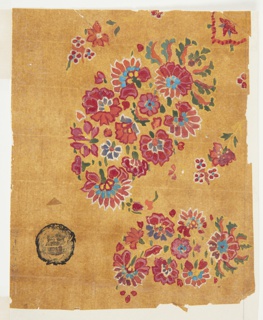 Drawing, Design for Woven Shawl with Paisley Motifs