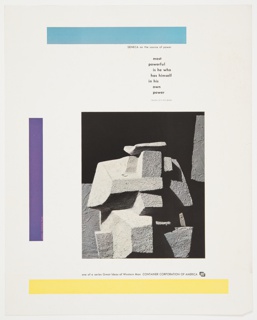 Print, Great Ideas of Western Man Featuring Seneca