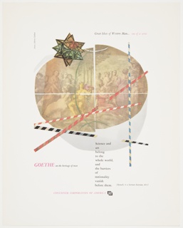 Print, Great Ideas of Western Man Featuring Goethe