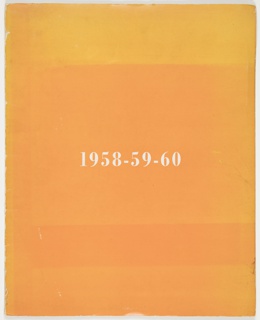 Portfolio Folder, 1958-59-60, Great Ideas of Western Man Series