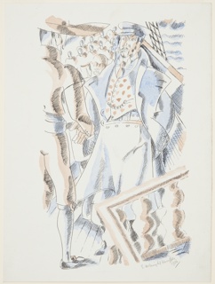 Drawing, Illustration for Benito Cereno