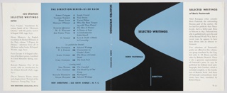 Book Cover, Selected Writings of Boris Pasternak