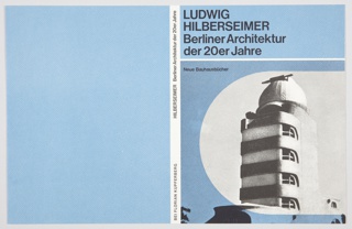 Book Cover, Berliner Architektur der 20er Jahre (Berlin School of Architecture of the Twenties)