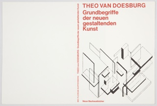 Book Cover, Grundbegriffe der Neuen Gestaltenden Kunst (Principles of Neo-Plastic Art)