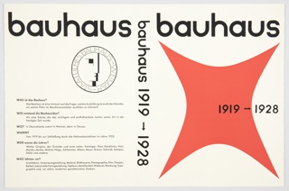 Book Cover, Bauhaus 1919–1928