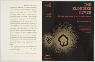 Book Cover, The Klondike Fever