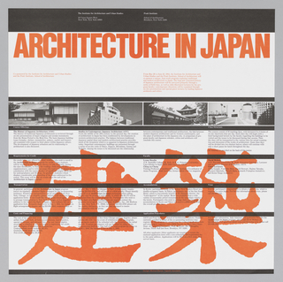 Poster, Architecture in Japan