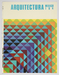 Magazine Cover, Arquitectura Mexico, No. 104