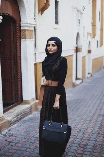 Photograph, Maghreb, Shamshom Brunette, Dari, Casablanca style blogger, from Modest Street Fashion vol. 1