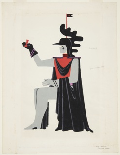 Drawing, Costume Design: Death, for "Checkmate"